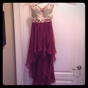 Sherri Hill hi-lo Cocktail dress